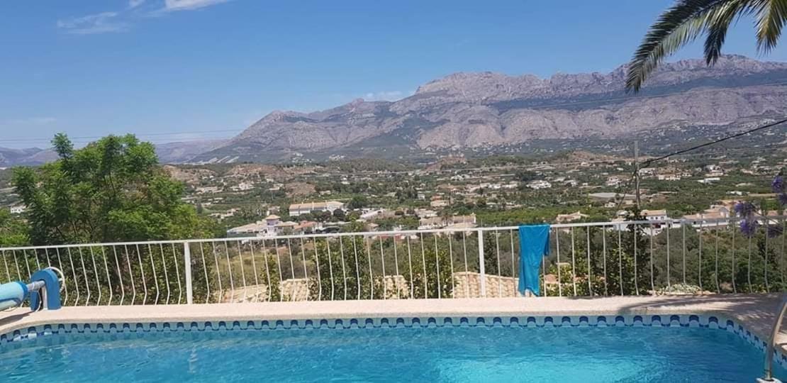 Haus Mit Pool Und Meerblick Altea Eksteriør bilde